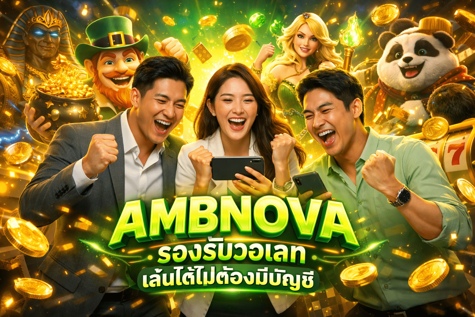 AMBNOVA รองรับวอเลท เล่นได้ไม่ต้องมีบัญชี