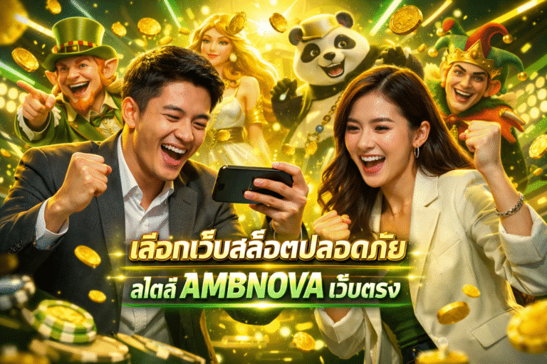 เลือกเว็บสล็อตปลอดภัย สไตล์ AMBNOVA เว็บตรง