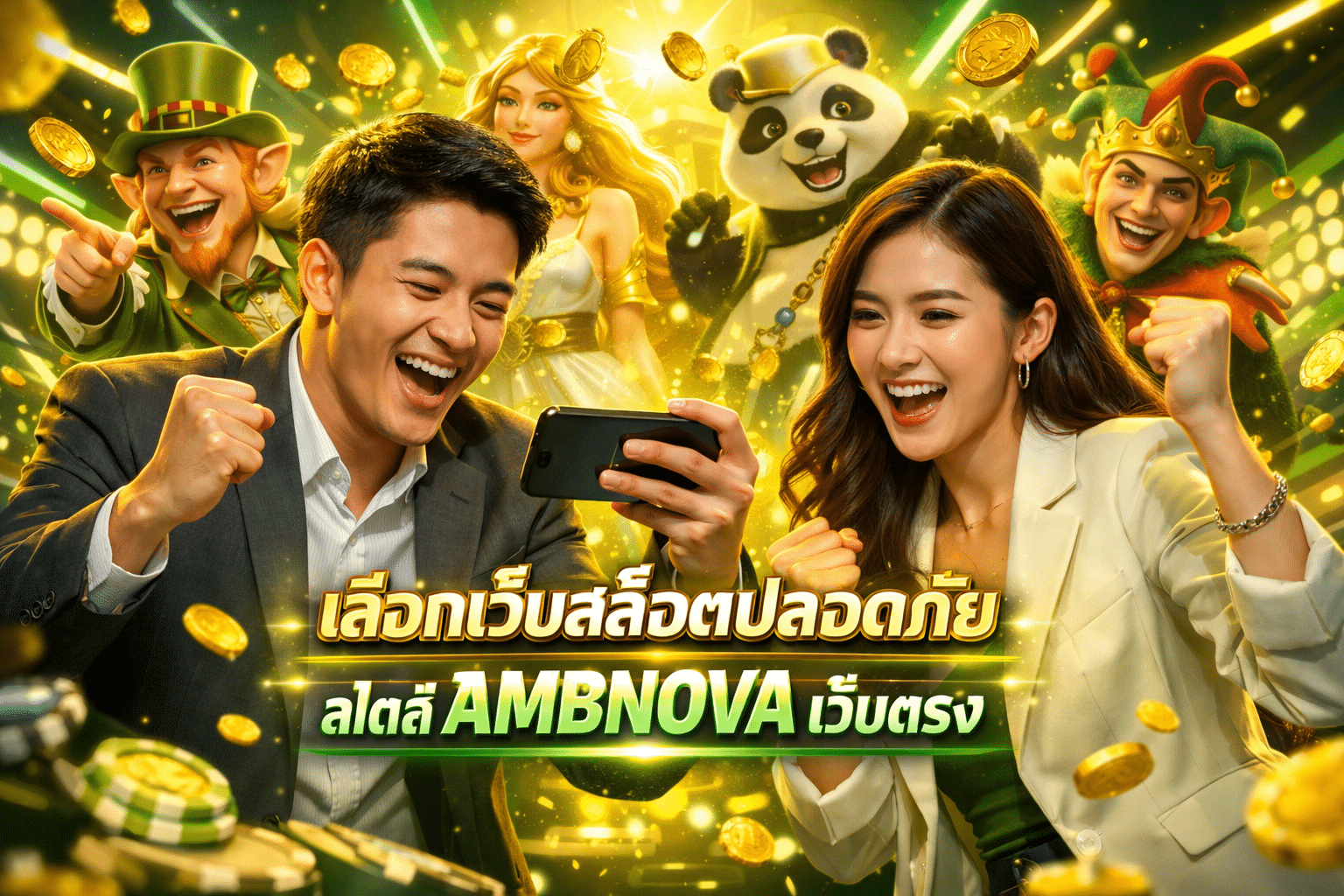 เลือกเว็บสล็อตปลอดภัย สไตล์ AMBNOVA เว็บตรง