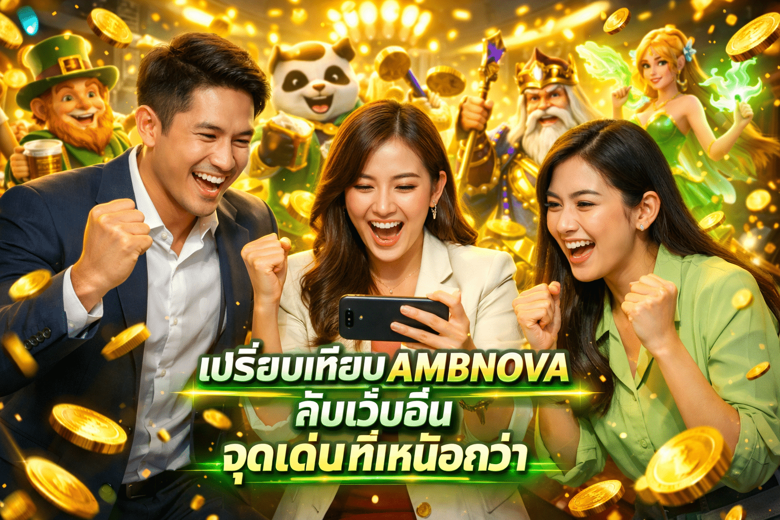 เปรียบเทียบ AMBNOVA กับเว็บอื่น จุดเด่นที่เหนือกว่า
